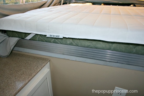 memory foam mattress topper for pop up campers