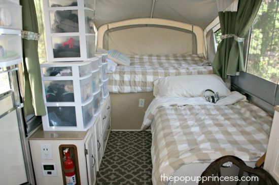 Life Is Better at The Campsite Pop-Up RV Utility Container - RV Pattern