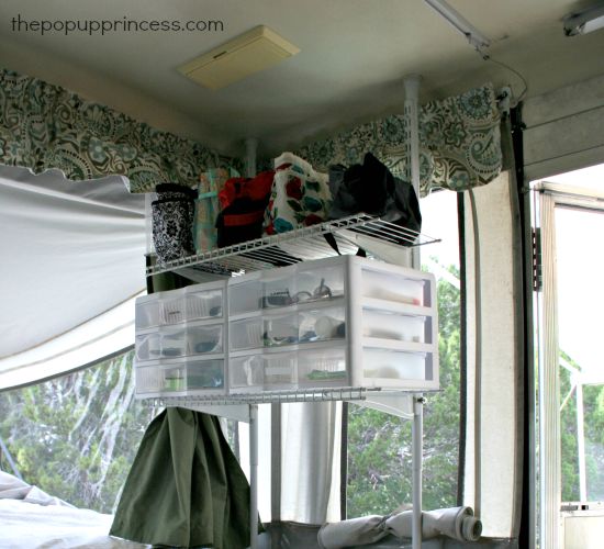 Organizing a Pop-Up Camper {Pop-Up Camping} - Rain and Pine