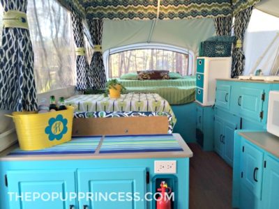 Paint Camper Cabinets
